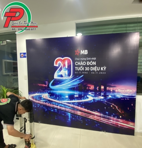 Bạt bảng cáo ngân hàng