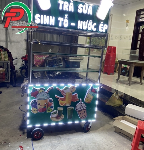 Bảng hiệu xe sinh tố nước trái cây