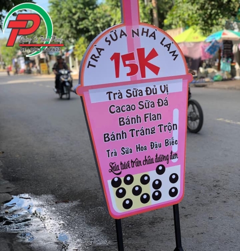 Mặt dựng trà sửa