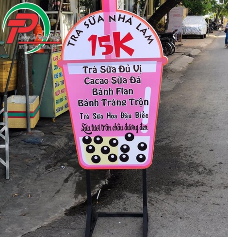 Mặt dựng trà sửa