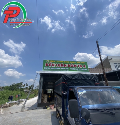 Bảng hiệu alu công ty phân bón