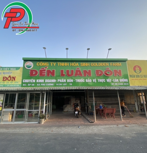 Bảng hiệu alu công ty phân bón