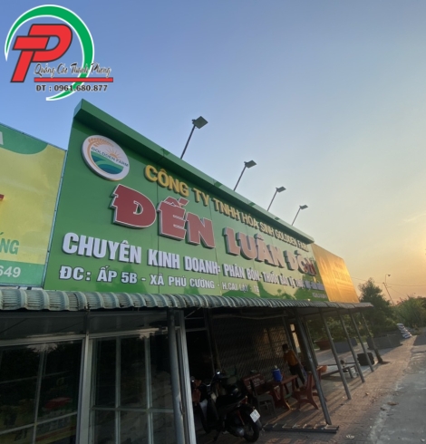 Bảng hiệu alu công ty phân bón