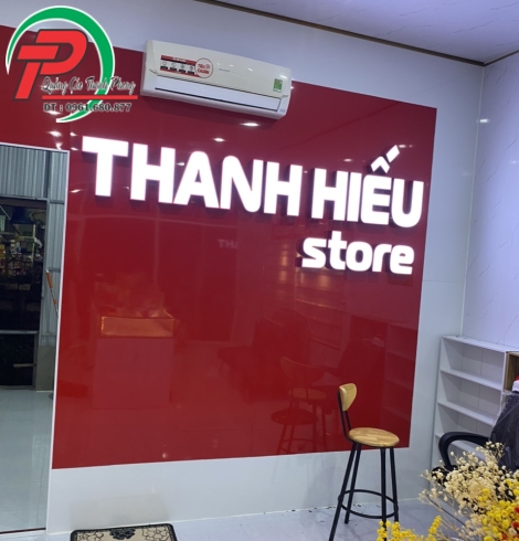Bảng hiệu alu cửa hàng điện thoại