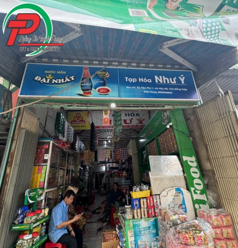 Bảng hiệu tiệm tạp hóa