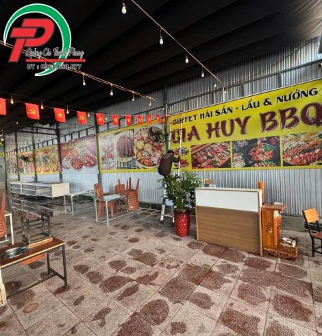 In banner quảng cáo Gia Huy BBQ